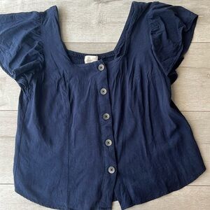 Navy Blouse